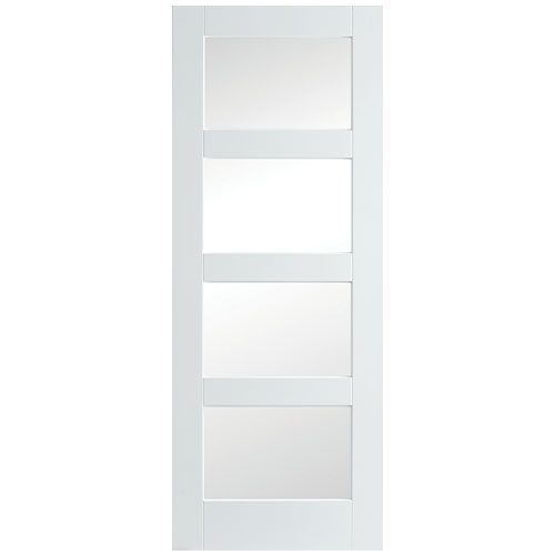 JAVA WHITE - Shaker 4 Lite Primed Clear Glass