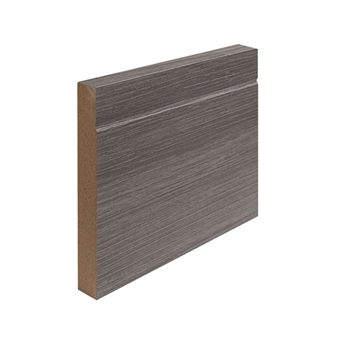STUDIO GREY - Grey Shaker Skirting Board 144x18 - Pack 5 x 3.6M