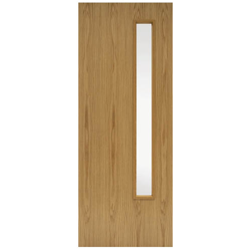 FIRE DOORS - FD60 GC06 Oak Veneered