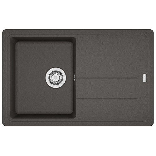 FRANKE - Basis Single Bowl Sink Reversible Fragranite Slate Grey