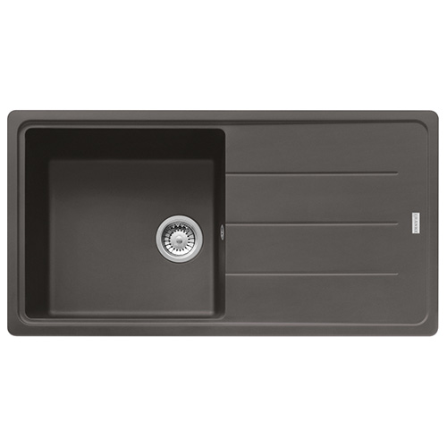 FRANKE - Basis Single Bowl Inset Sink Reversible Fragranite Stone Grey