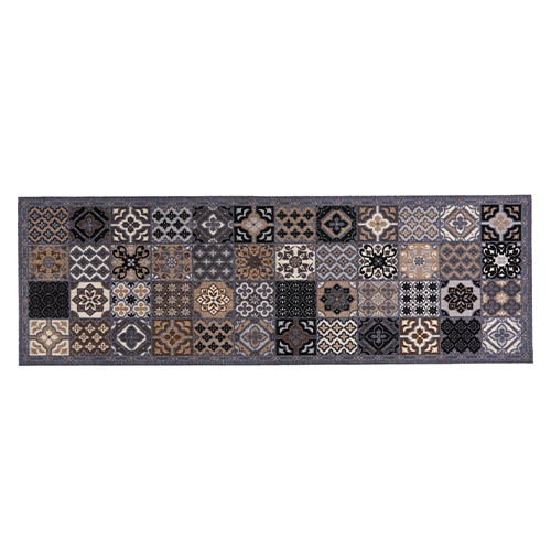 COOK & WASH INDOOR RUGS - Patchwork Grey