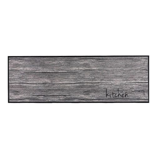 COOK & WASH INDOOR RUGS - Kitchen Wood Grey