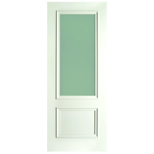 EUROPEAN WHITE - Milan 1 Panel 1 Opal Glass