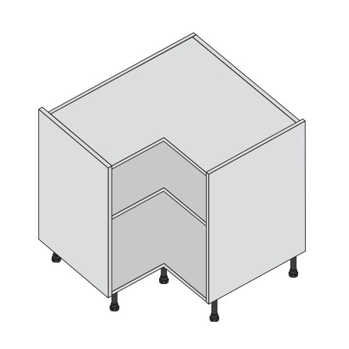 KITCHEN CARCASS - CUBED - Custom Made Base L Corner