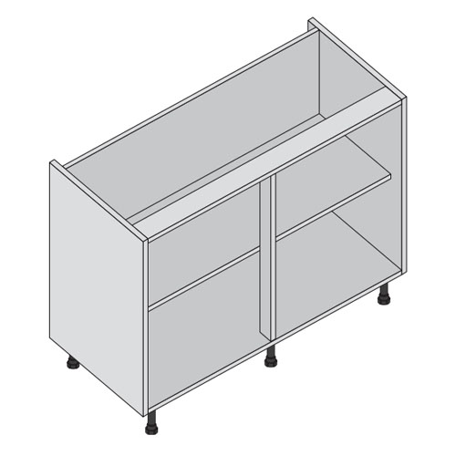 KITCHEN CARCASS - CUBED - Custom Made Base Unit - Double