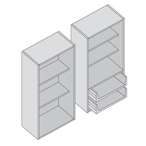 KITCHEN CARCASS - CUBED - Custom Made Dresser Unit - 1205MM