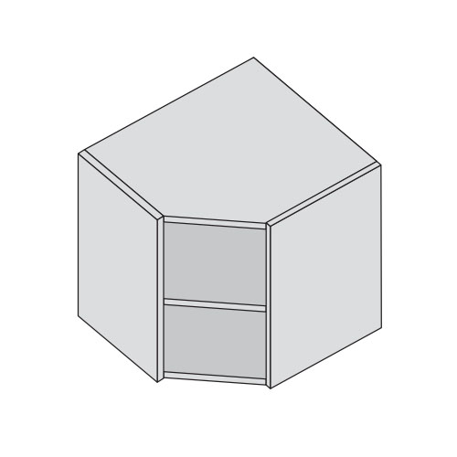 KITCHEN CARCASS - CUBED - Custom Made Wall Corner Diagonal - 575MM