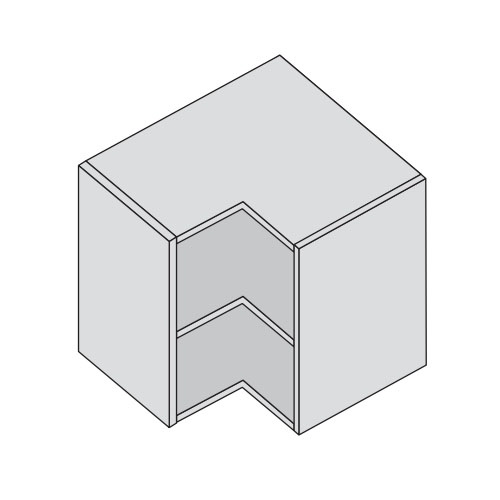 KITCHEN CARCASS - CUBED - Custom Made Wall L Corner - 575MM