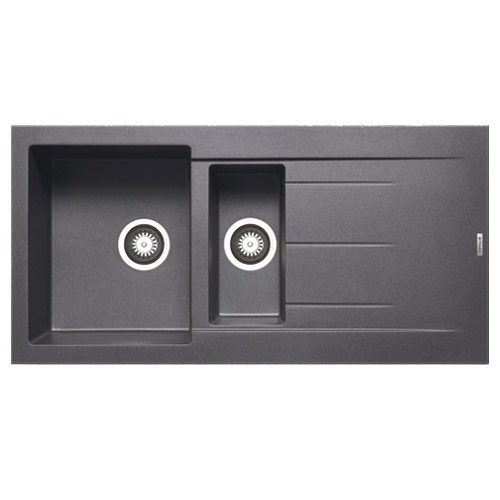 PYRAMIS - Alazia Grey Composite 1.5 Bowl Sink