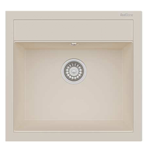 Realstone Composite Sink - Granite Cream Single Bowl