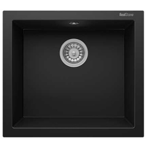 Realstone Composite Sink - Granite Black Undermount Bowl