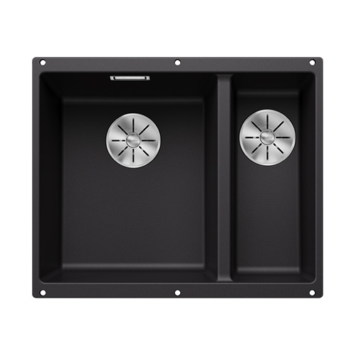 BLANCO - SUBLINE 340-160-U LH Black Silgranit Undermount Sink