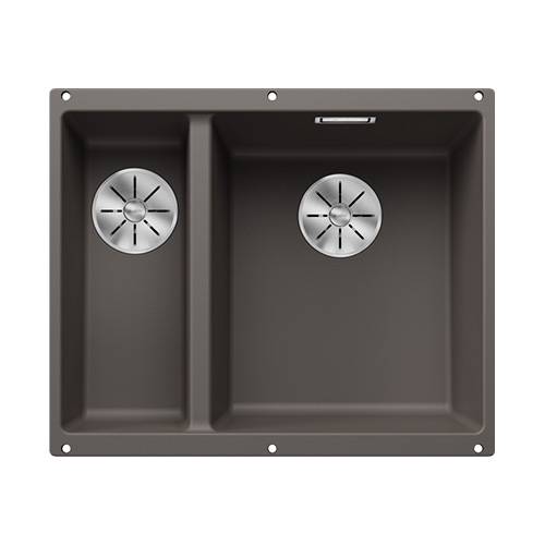 BLANCO - SUBLINE 340-160-U RH Volcano Grey Silgranit Undermount Sink