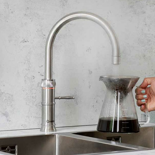 QUOOKER - PRO3 Classic Fusion Round 3CFRRVS Tap Stainless Steel