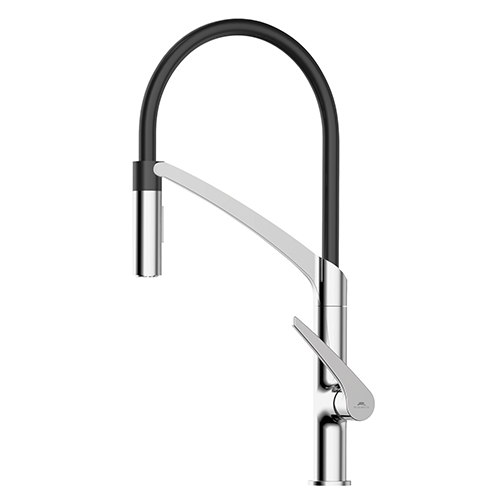 RUBINETA - Ultima-50 Black & Chrome Tap