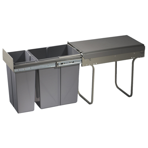 UT603 30L - Double Waste Pull Out Bin
