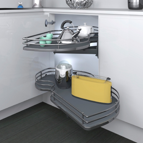 LE MANS - Corner Unit R/H Door Anthracite Base 450MM