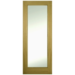 CONTRACT OAK - 1 Panel Clear Glass