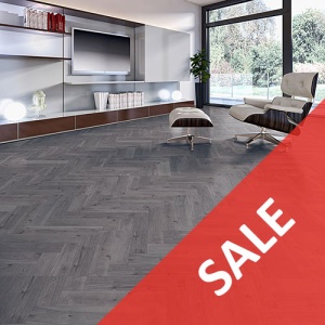 TEKA ALASKA - Herringbone Oak French Grey 110mm - 15/3.4mm - 550mm