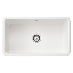 Ceramic Farmhouse Sink White Large Bowl 800mm