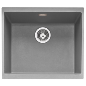 CAPLE - LEE500PG Inset or Undermount Geotech Granite Sink Pebble Grey