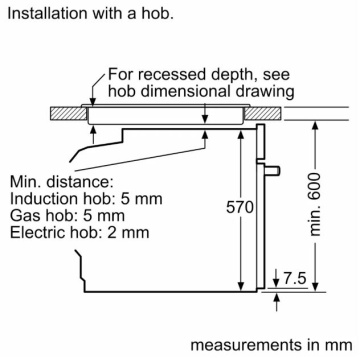 BOSCH - Black Pack Series 4 - Built-in Single Oven HQA534BB3B & Built-in Microwave CMA583MB0B