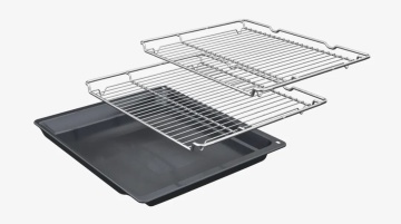 BOSCH - Black Pack Series 4 - Built-in Single Oven HQA534BB3B & Built-in Microwave CMA583MB0B