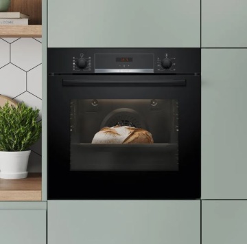 BOSCH - Black Pack Series 4 - Built-in Single Oven HQA534BB3B & Built-in Microwave CMA583MB0B