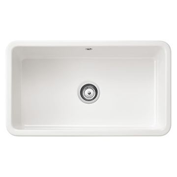 Ceramic Farmhouse Sink White Large Bowl 800mm