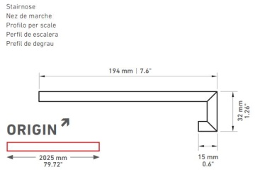 STAIRNOSING - Kronoswiss Grand Selection Origin - Dune